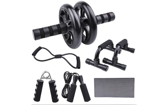 Abdominal Wheel Push Up Combination Set Multifunctional Abdominal Muscle Wheel Comprehensive Training Device Fitness Sev