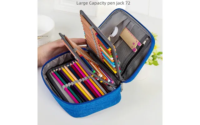 Amazon Waterproof Pencil Case 72 Color 120 Hole Large Capacity Sketch Detachable Pencil Case Pencil Case