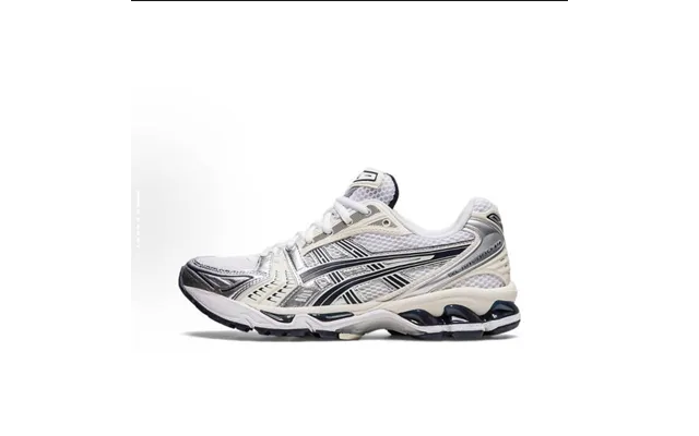 Asics Gel-kayano 14 Retro Komfort Stoff Synthetische Leder Verschleiß-beständig Low-top Laufschuhe Männer Schuhe Frauen 