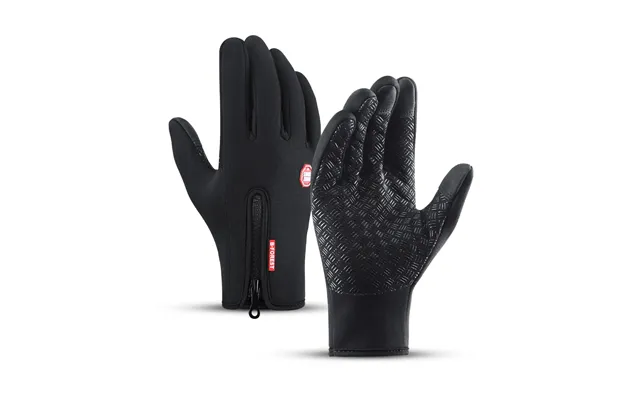 Autumn Winter Motorbike Gloves Windproof Anti-slip Touchscreen Fleece Keep Warm For Work Gloves Men Sports Bike Skiing B