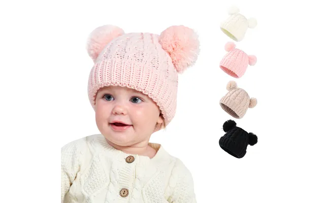 Baby Clothing Solid Color Twist Acrylic Yarn Double Ball Children's Hat