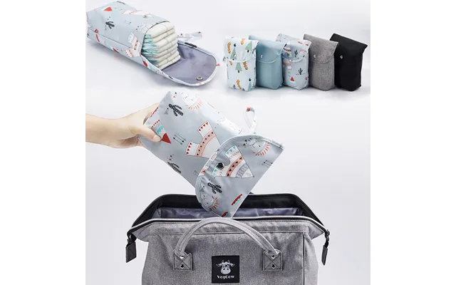 Baby Diaper Bag Newborn Diaper Storage Bag Organizer Waterproof Portable Travel Outdoor Storage Nappy Carry Pack Strolle