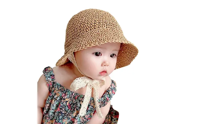Baby Hat Summer Straw Baby Girl Cap Fashion Lace Bow Beach Children Panama Hat Princess Baby Hats And Caps Kids Hats