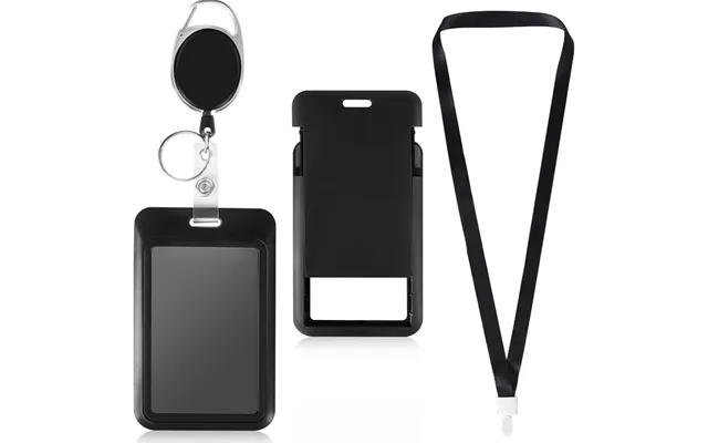 Badge Reel With Retractable Clasp And Back Clip - Oval Clasp