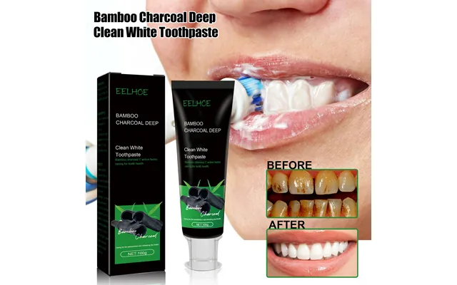 Bamboo Charcoal Deep Whitening Cleansing Stains - Oral Odor