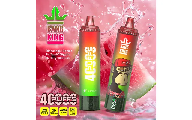 Bang King 40k Puffs Einweg-e-zigaretten Mit Großem Fassungsvermögen Und Verschiedenen Geschmacksrichtungen,