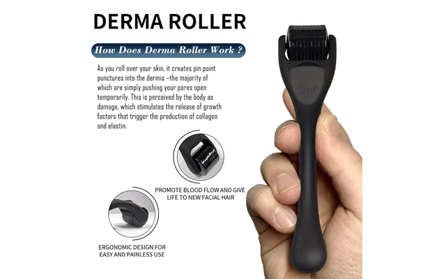 Beard Men Growth Thick Essential Oil Real Man Performance Beard Growth Oil Micro Needle Roller Perforce