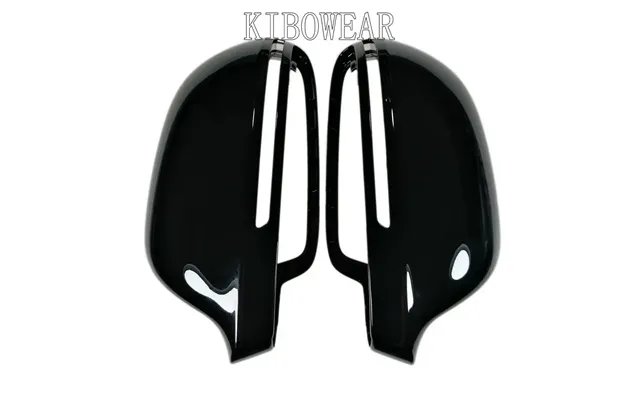 Black Side Mirror Covers Cap For Audi A6 C6 4f A4 A5 B8 8k Q3 Sq3 A8 D3 S4 S5 S6 S8 Door Wing 2008 2009 2012 2015 A3 8p