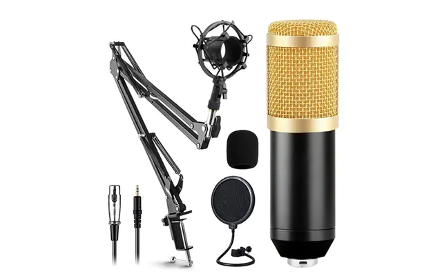 Bm800 Condenser Suspension Scissor Arm Cardioid Microphone With V8s Sound Card Optional For Youtube Tik Tok
