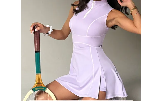 Breathable Lightweight Golf Skirt With Built-in Shorts & Pockets - Moisture-wicking Polyester Spandex Blend