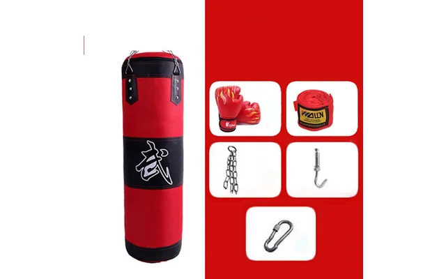 Buy 1 Get 5 Free Hollow Hanging Punching Bag Set For Boxing - Taekwondo & Mma Training 60cm 80cm 1m 1