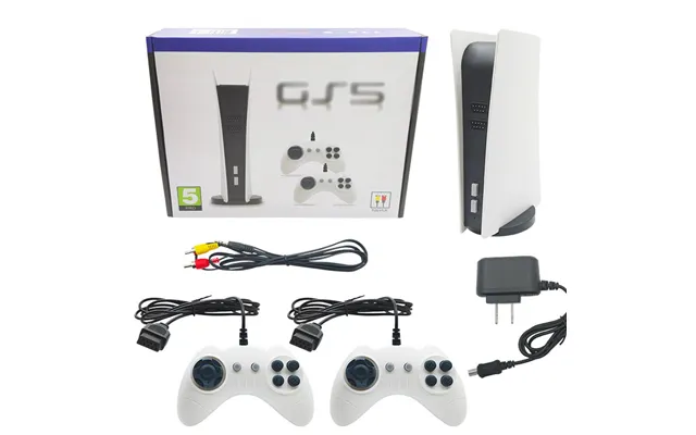 Byteuni 1pc Retro Game Console 8bit Gs5 Mini Tv Game Console Gs5 Wired Home Game Console With 620 Games - 2 Player
