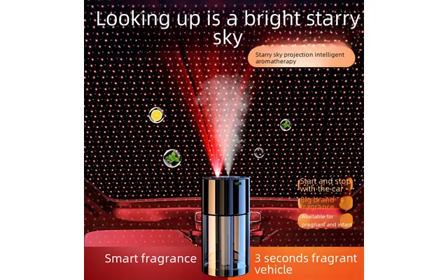 Car Aromatherapy Machine Car Intelligent Star Ceiling Lamp Car Perfume Atomization Humidifier Automatic Deodorant Spray