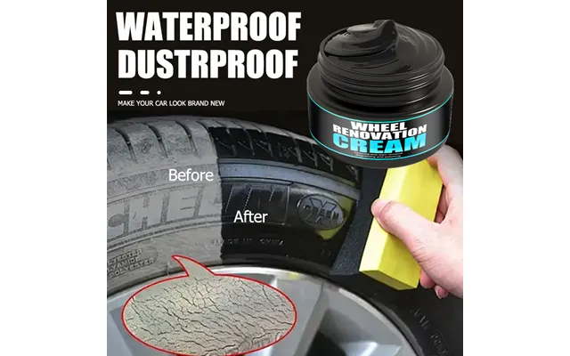 Car Maintenance Stain Removal Renewal Blackening Brightening Polishing Water Repellent Tire Coating Cream