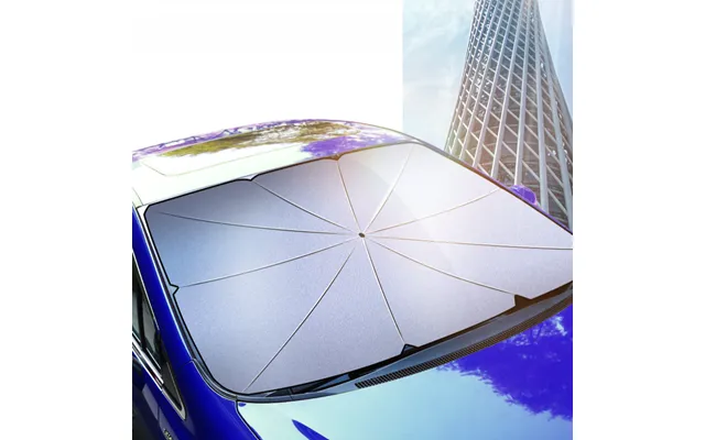 Car Sunshade Front Windshield Car Sunscreen Heat Insulation Sunshade Titanium Silver Window Sunshade Summer