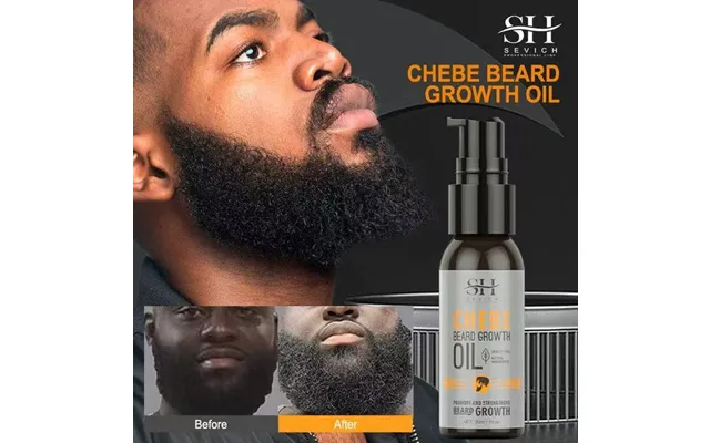 Chebe Fast Beard Growth Oil For Men Jojoba Oil Biotin Pure Plant Ingredients
