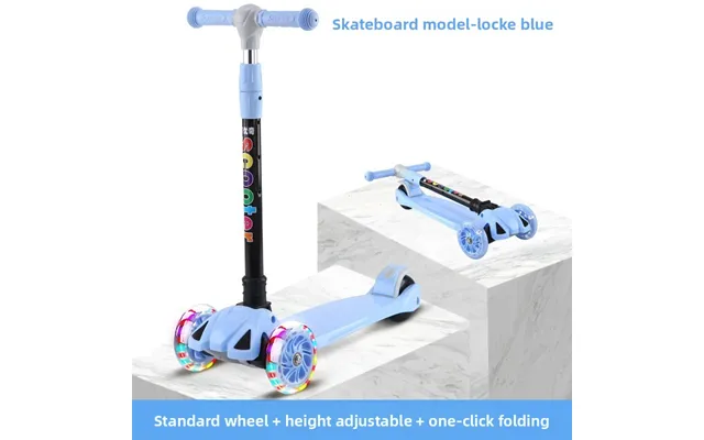 Children's Single Foot 2-6-9 Years Old Boys And Girls Three-wheel Scooter Foldable Balance New Model Factory Direct Sale