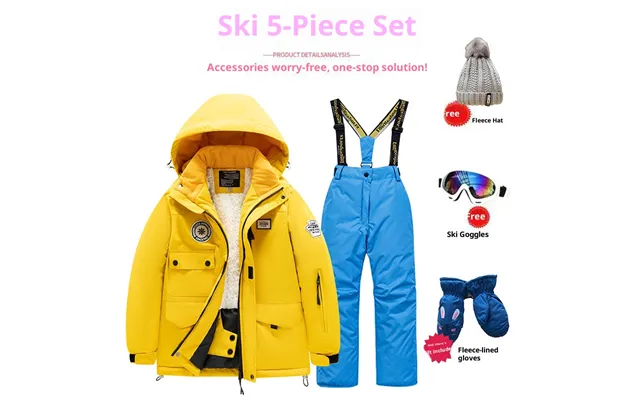 Children's Ski Suit Set For Boys And Girls - Small