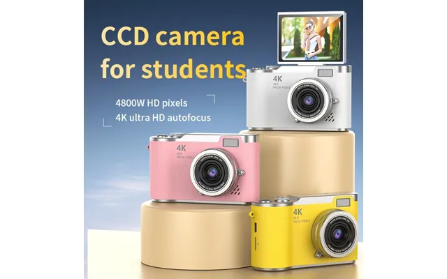 Christmas And Thanksgiving 4k Hd Digital Camera Pro 2.4 Flip Screen - Support For Taking Photos, Recording Video, Video 