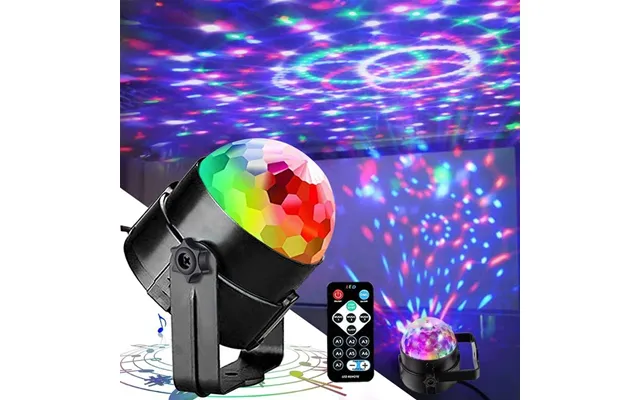 Christmas Lighting Colorful Voice Controlled Rotating Stage Party Magic Ball Dj Home Flash Disco Atmosphere Light Car De