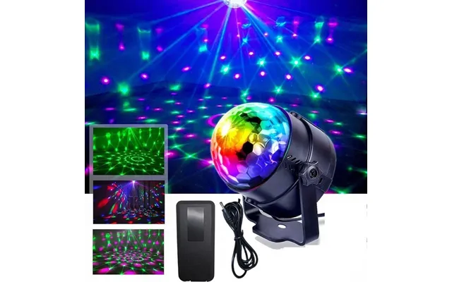 Christmas Lighting Mini Rotating Colorful Light Led Crystal Magic Ball Voice Controlled Light Ktv Laser Light Home Bar L