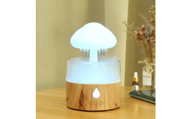 Cloud Rain Humidifier With Color-changing Led & Ultrasonic Mist - Usb Ac Powered