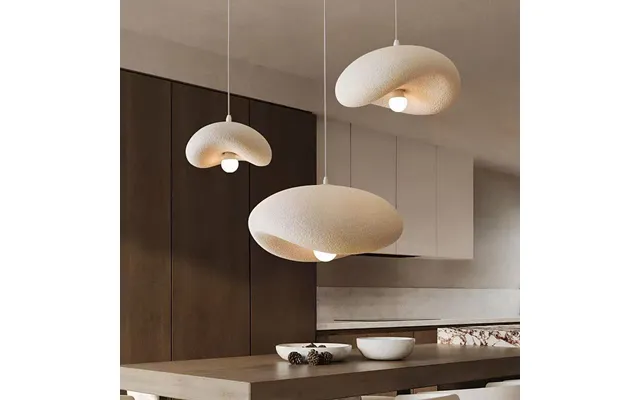 Cloud-shaped Pendant Lamp - Japanese-style Dining Room