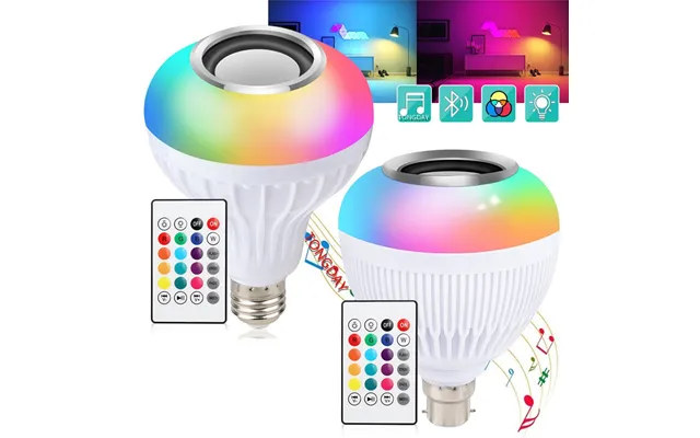 Colorful Bluetooth Music Bulb Rgb Smart Bluetooth Music Bulb E27 Wireless App Remote Control Music Stage Lamp