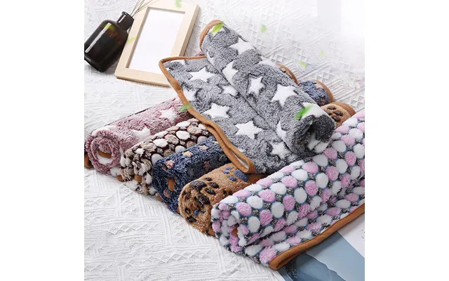 Comfortable Printing Cat Puppy Blanket Bed Mat Cushion Blanket Pad Pet Supplies