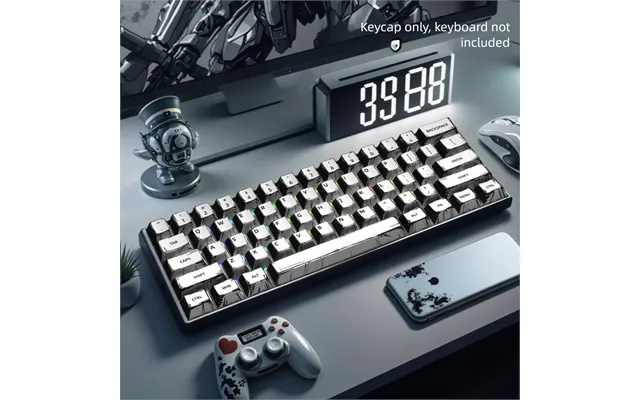 Comic Style Mixed Light Keycaps Pbt Dye-sublimation Full Set Original Height Compatible With Mechanical Keyboard