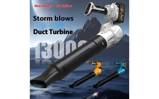 Cordless Lithium-ion Leaf Blower - Powerful 21v Battery-powered Garden Blower For Dust, Leaves & Snow, Lightweight & Qui