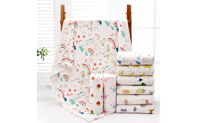 Cotton Baby Bath Towel Boys Girls Towel Blanket For Newborn Baby Bathrobe 4 Layers Gauze Washcloth Infant Swaddle