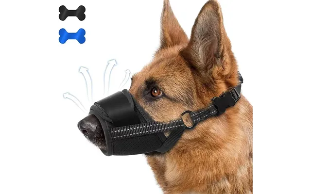 Cotton Bite And Anti Miseating Mouth Cover - Adjustable Dog Mask