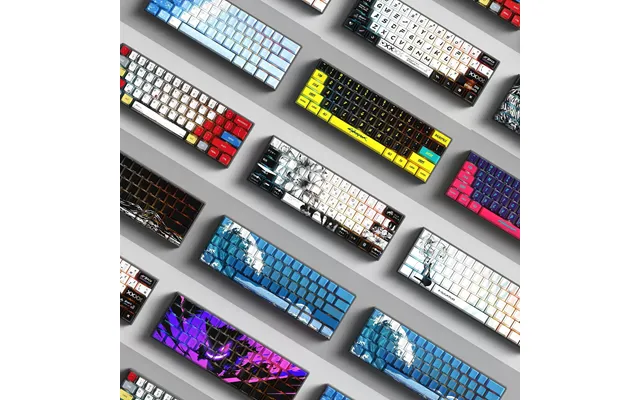 Cross-border Ama.zon Hot Sale In Stock 129 Keys Original Side-engraved Translucent Pbt Dye-sublimation Mechanical