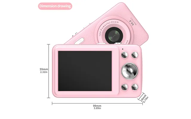 Cross-border Children's Digital Polaroid Q3 Cartoon Toy Mini Hd Printing Camera