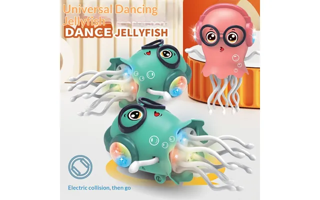 Cross-border Dancing Jellyfish Fully Magic Octopus Light Music Sensing Automatic Obstacle Avoidance Creative Toy