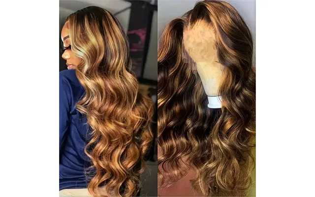 Cross-border European And American Fashion Piano Color Cap African Hot-selling Front Lace Big Wave Curly Wig