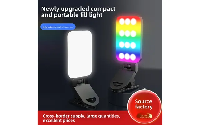 Cross-border Mini Pocket Portable Magnetic Fill Mobile Phone Live Selfie Photography Lighting Adjustable Light