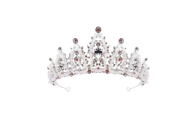 Cross-border New Bridal Headwear White Crystal Crown Bride Princess Crown Headband Wedding Dress Hair Accessories