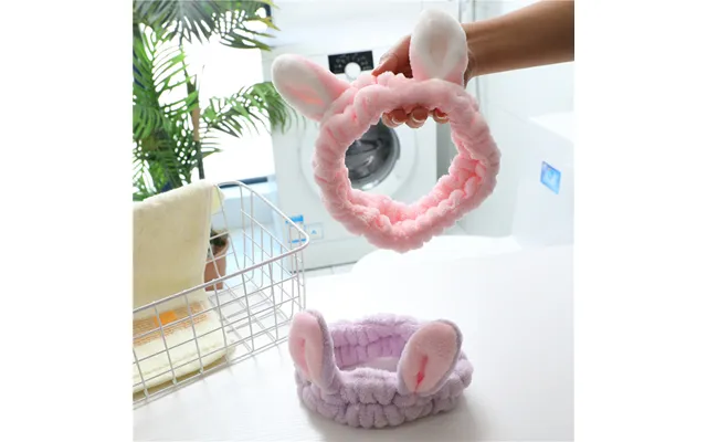 Cute Three-dimensional Rabbit Ears Face Wash Hair Band Makeup Mask Hair Band Headband Hair Accessories