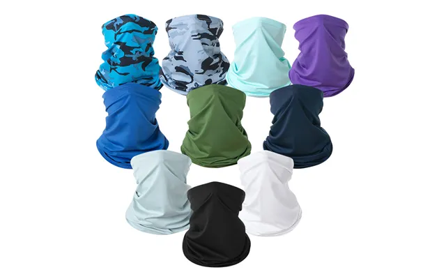 Cycling Face Mask Summer Outdoor Cycling Mask Milk Silk Sunscreen Scarf Multifunctional Magic Headscarf Neck Protection 