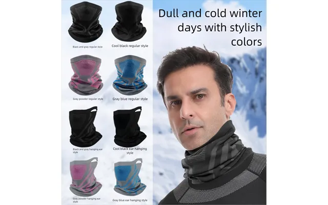 Cycling Mask Seamless Scarf Autumn Winter Warmer Mountaineering Running Gaiter Cold Warm Breathable Ear Face Neck