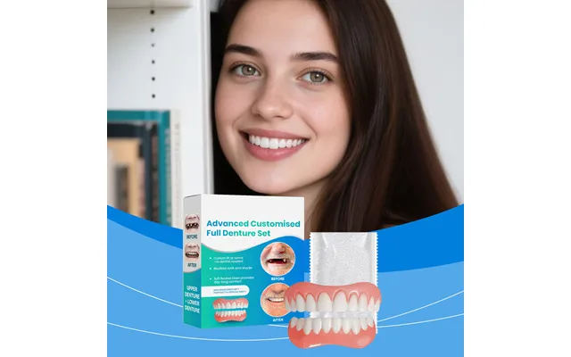 Daily Teeth Modification Enhance Smile Beauty Comfortable Material Natural Denture Set
