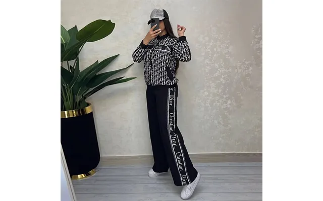 Damen New Fashion Trend Temperament Anzug Weites Bein Lässig Bequem High-end Zweiteiliger Anzug