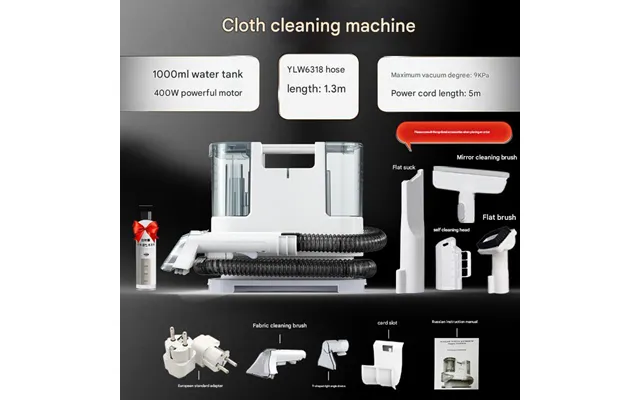 Davking Electric Fabric Sofa Cleaning Machine High Power Sprayer & Extractor Cleaning 6318