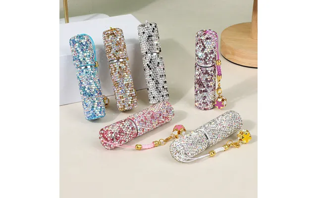 Diamond Perfume Bottle 5ml Sample Bottle Press Spray Bottle Portable Travel Spray Glass Bottle