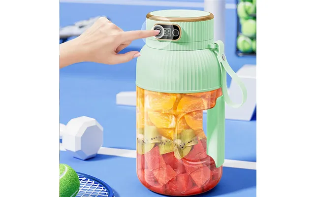 Digital Blender Cup Portable Juicer With Led Screen 20oz 600ml Capacity For Smoothies Shakes Eu Kitchen