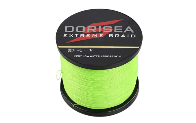 Dorisea 300m 326yards Fluorescent Green Fishing Line Braided Pe Multifilament 6-100 Lb