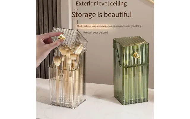 Dust Proof Makeup Brush Storage Pen Holder With Cover Makeup Brush Storage Makeup Brush Desktop Storage Eye Shadow Makeu