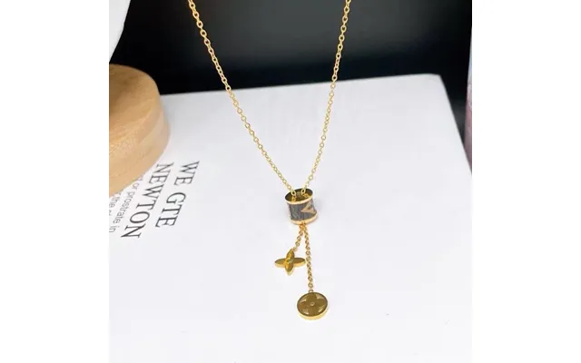 Edelstahl Quasten Lcuky Clover Ohrring Halskette Für Frauen Luxus Marke Anhänger Halsketten Modenschau Eleganter Schmuck